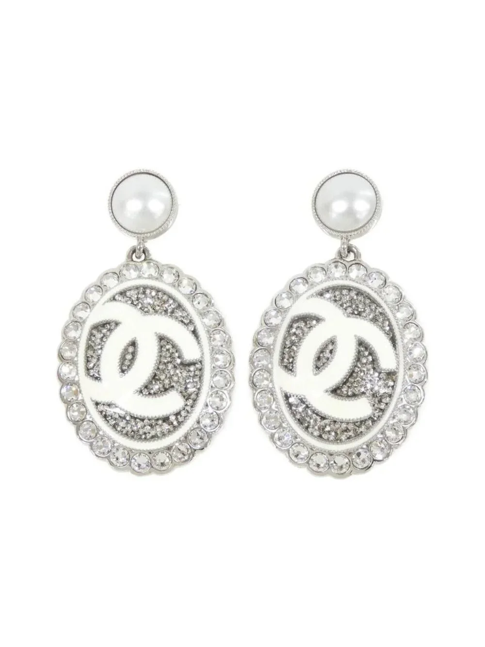 Chanel Earrings Silver